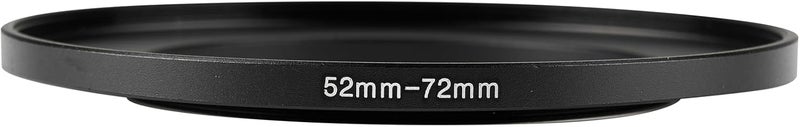 JOYTOLIN 52-72mm Metal Step-Up Ring Adapter Compatible with Mirrorless Cameras DSLR Lens, UV CPL ND Filter Thread Converter, Black - Image 2